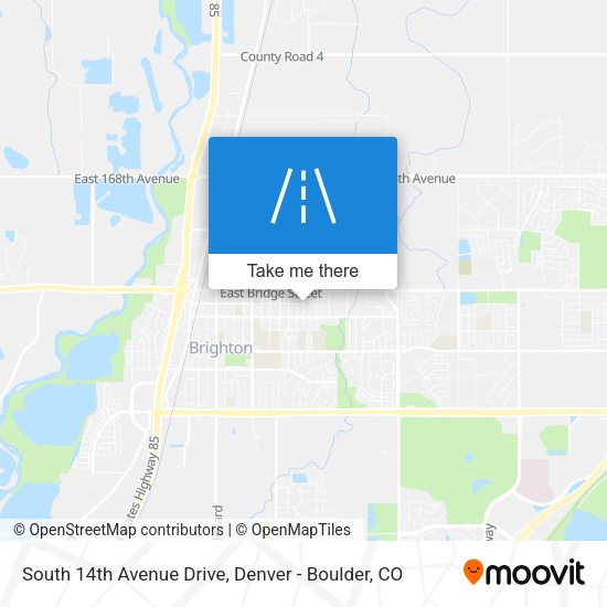 South 14th Avenue Drive map
