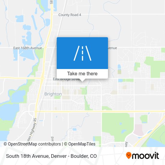 Mapa de South 18th Avenue