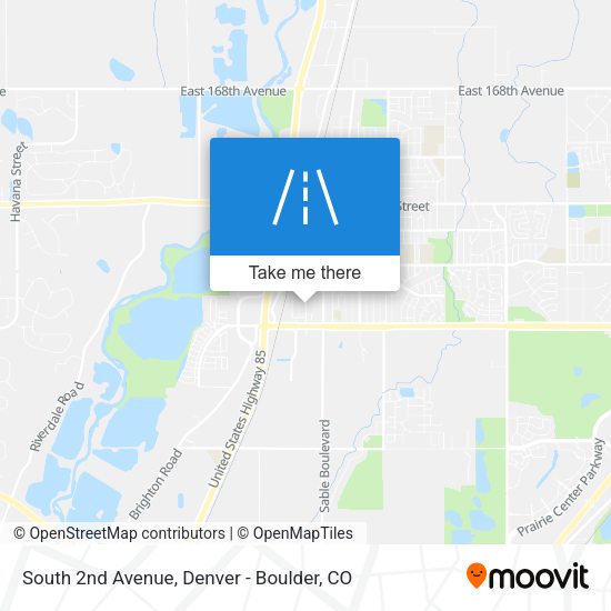 South 2nd Avenue map
