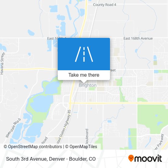 South 3rd Avenue map