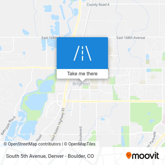 South 5th Avenue map