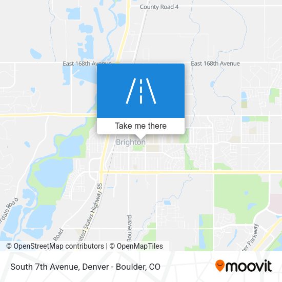 South 7th Avenue map