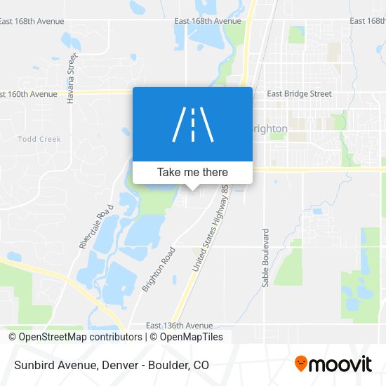 Sunbird Avenue map