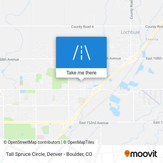 Tall Spruce Circle map