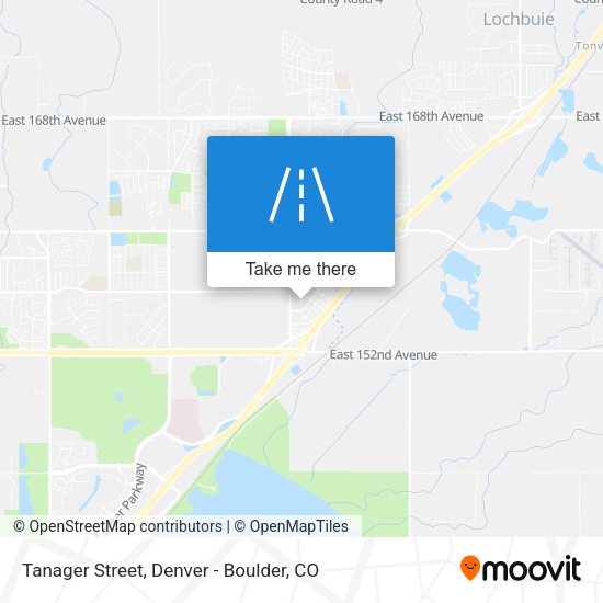 Tanager Street map