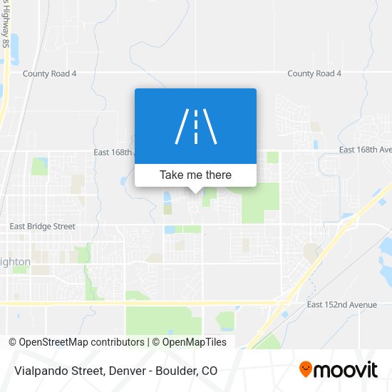 Mapa de Vialpando Street