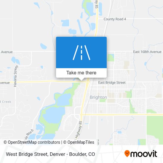 West Bridge Street map