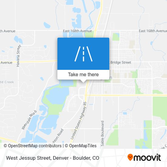 Mapa de West Jessup Street