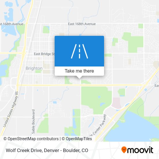 Mapa de Wolf Creek Drive