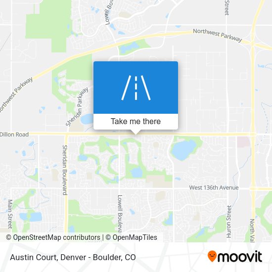 Mapa de Austin Court