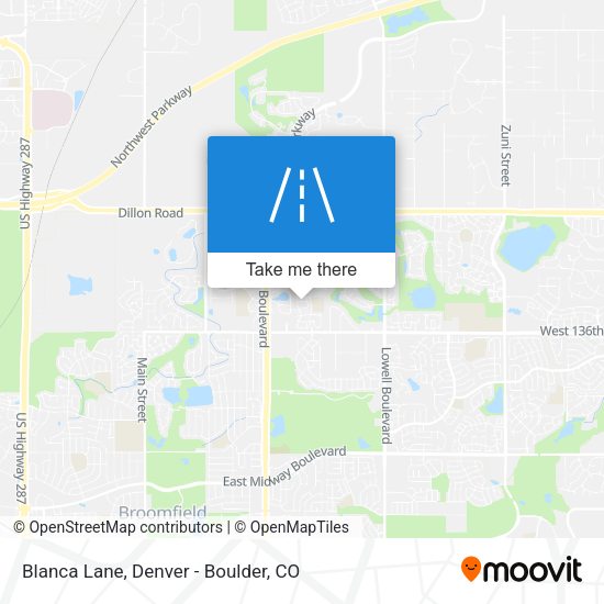 Mapa de Blanca Lane