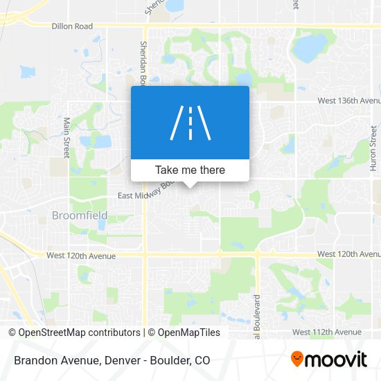 Brandon Avenue map