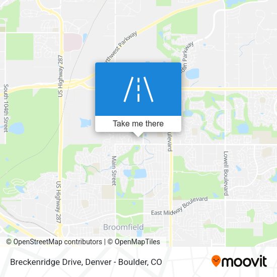 Breckenridge Drive map