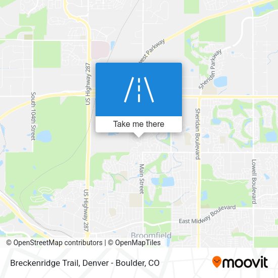 Breckenridge Trail map
