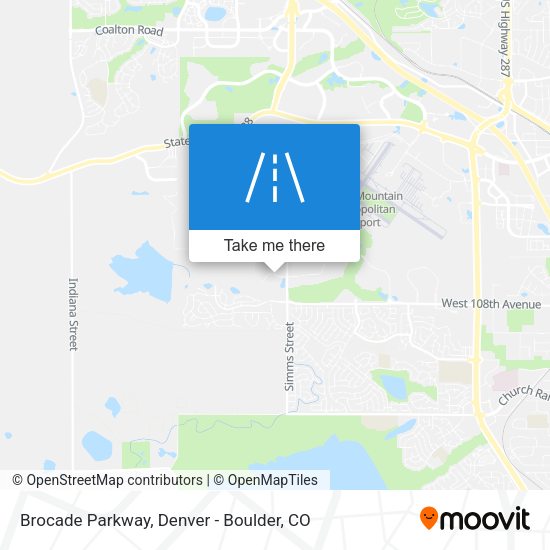 Brocade Parkway map