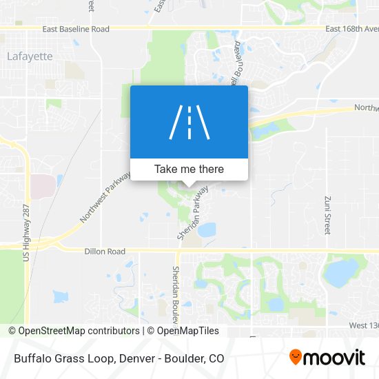 Mapa de Buffalo Grass Loop
