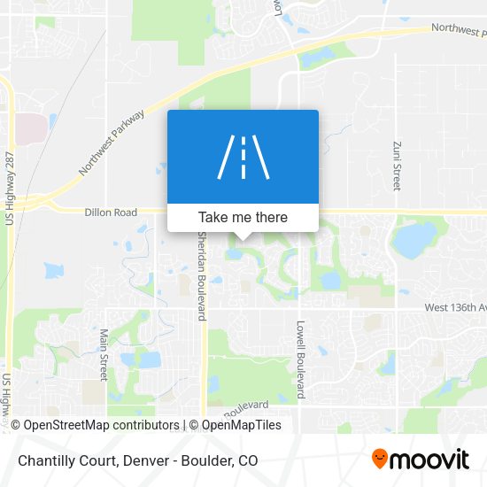 Chantilly Court map