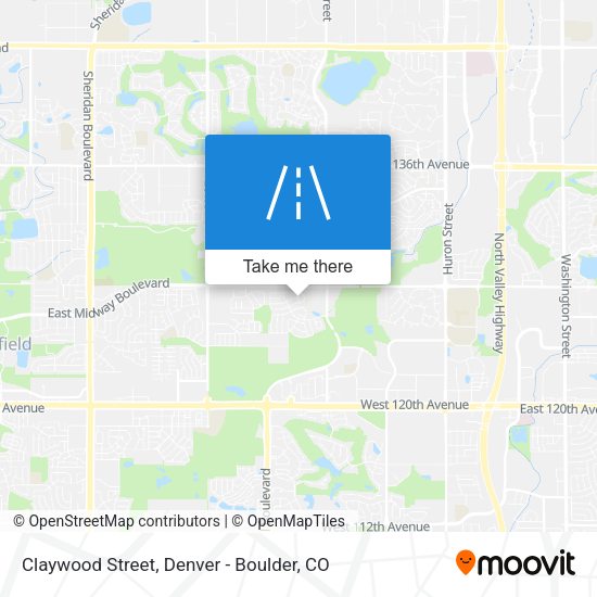 Mapa de Claywood Street