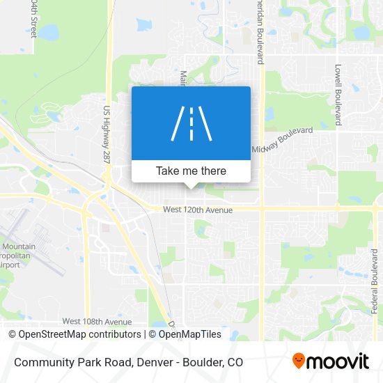 Community Park Road map