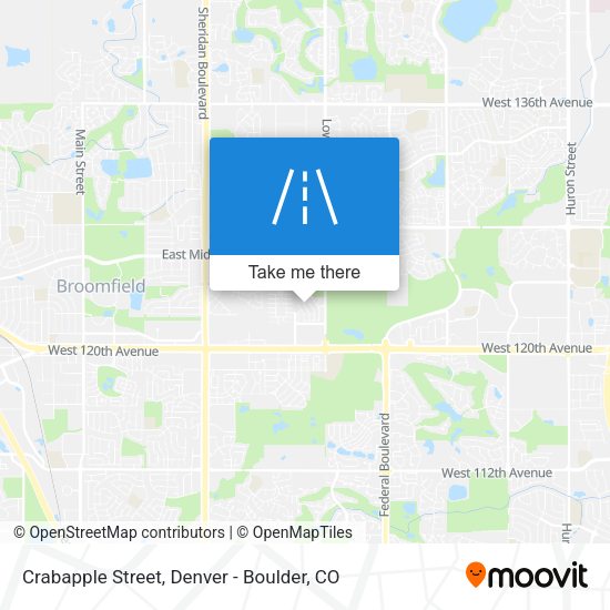 Crabapple Street map