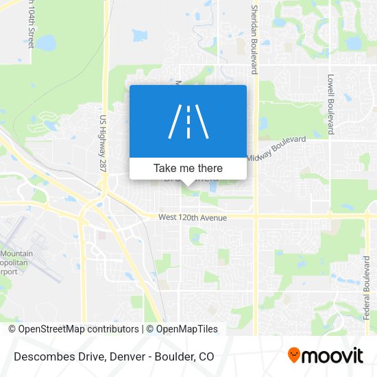 Mapa de Descombes Drive