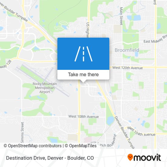 Destination Drive map
