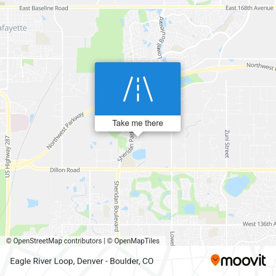 Eagle River Loop map