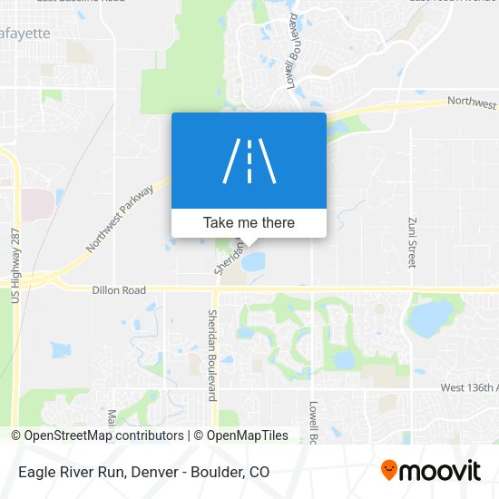 Mapa de Eagle River Run