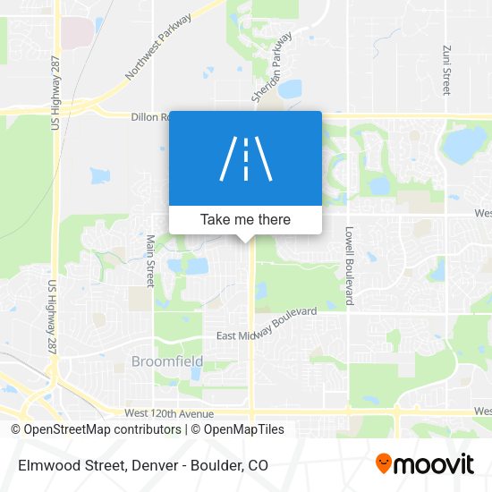 Elmwood Street map