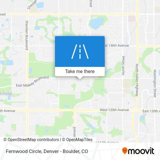 Fernwood Circle map