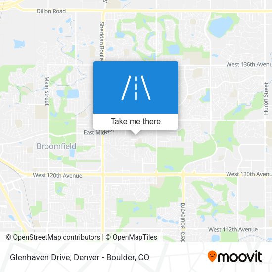 Glenhaven Drive map