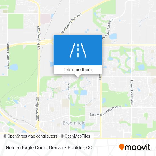 Golden Eagle Court map