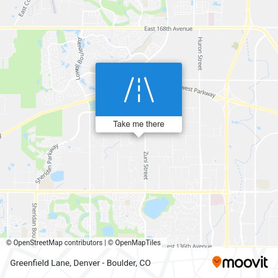 Greenfield Lane map