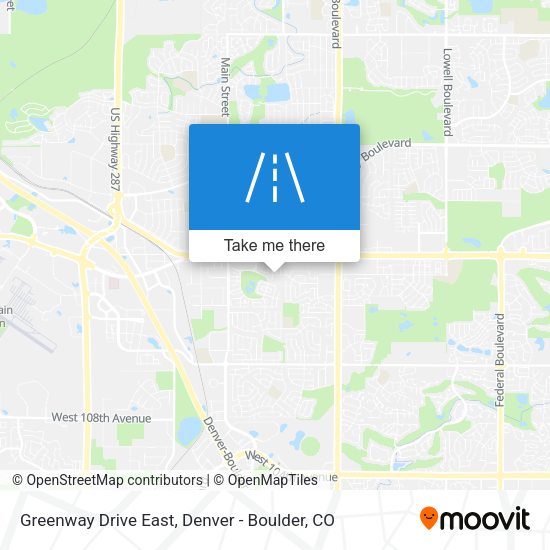 Greenway Drive East map