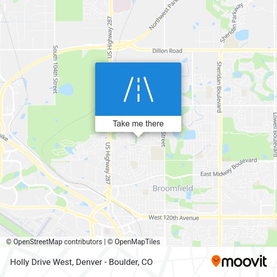 Mapa de Holly Drive West
