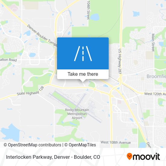 Interlocken Parkway map