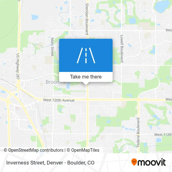 Inverness Street map