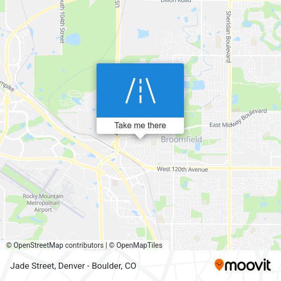 Mapa de Jade Street
