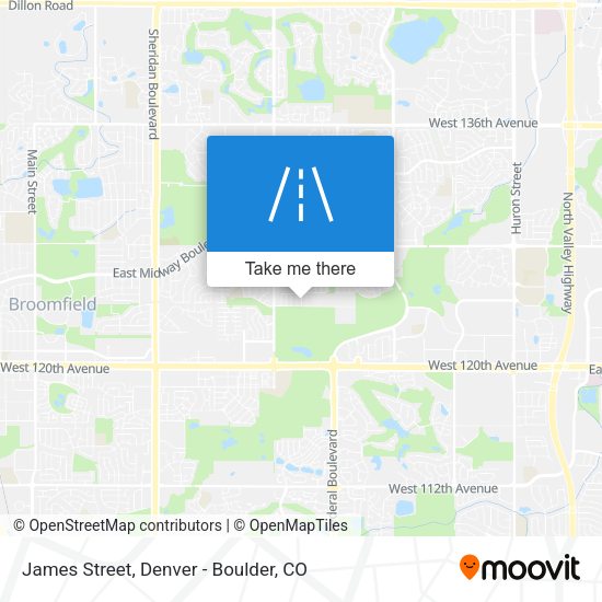 Mapa de James Street