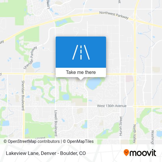 Lakeview Lane map