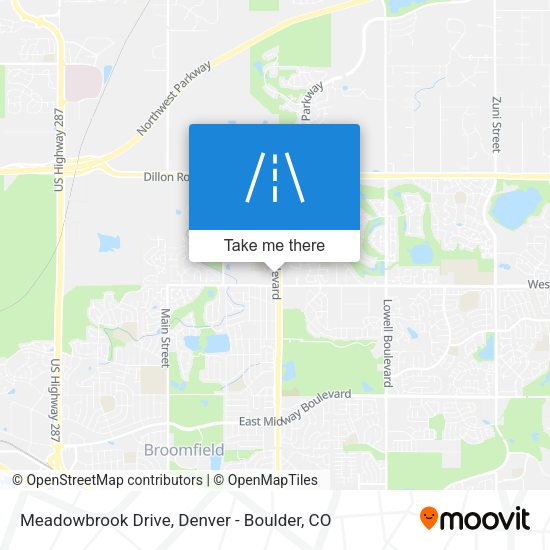 Mapa de Meadowbrook Drive