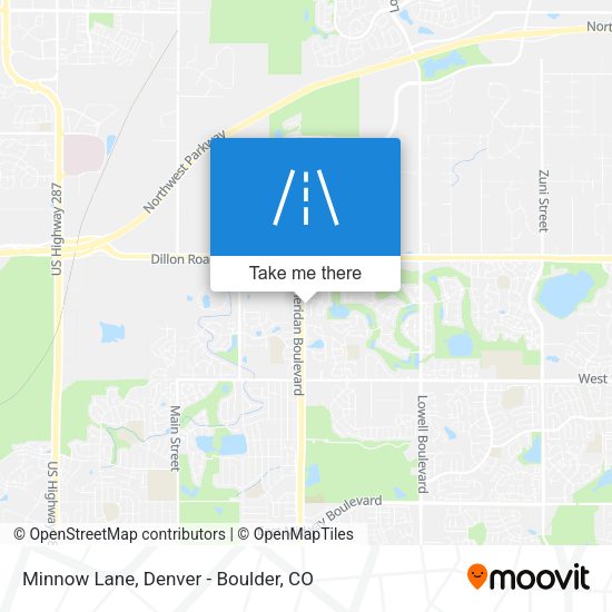 Minnow Lane map