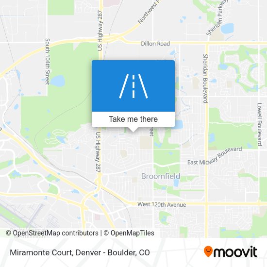 Miramonte Court map