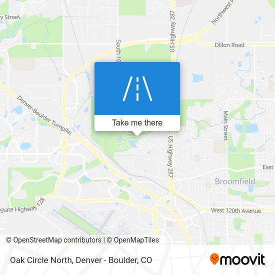 Oak Circle North map