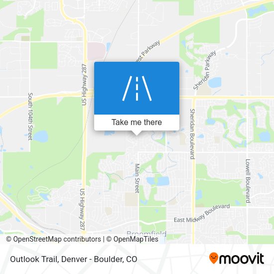 Outlook Trail map