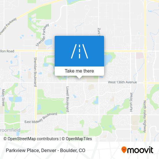 Parkview Place map