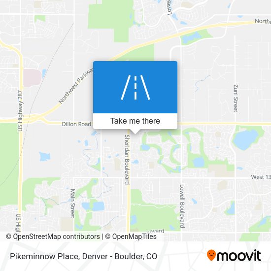 Pikeminnow Place map