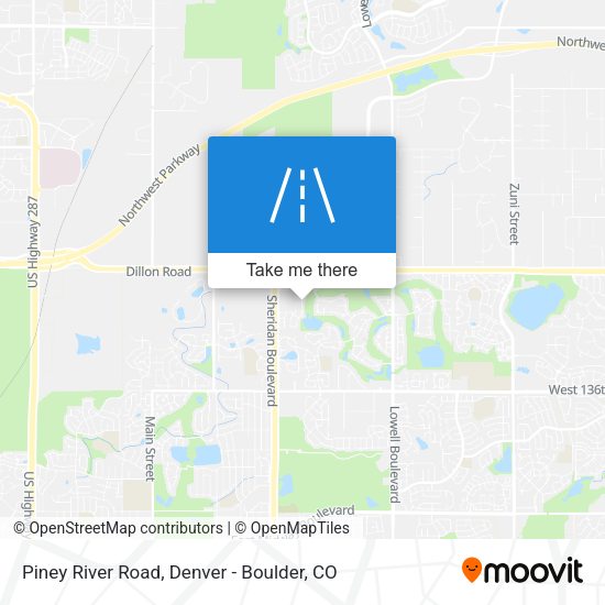 Mapa de Piney River Road
