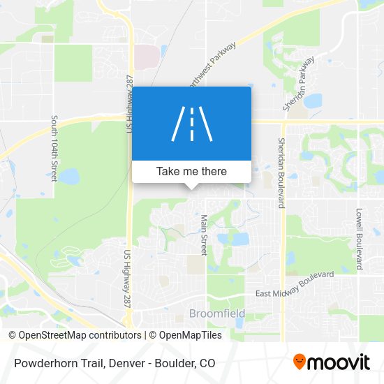 Powderhorn Trail map