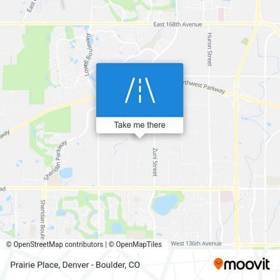 Mapa de Prairie Place